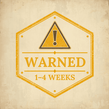 Warned